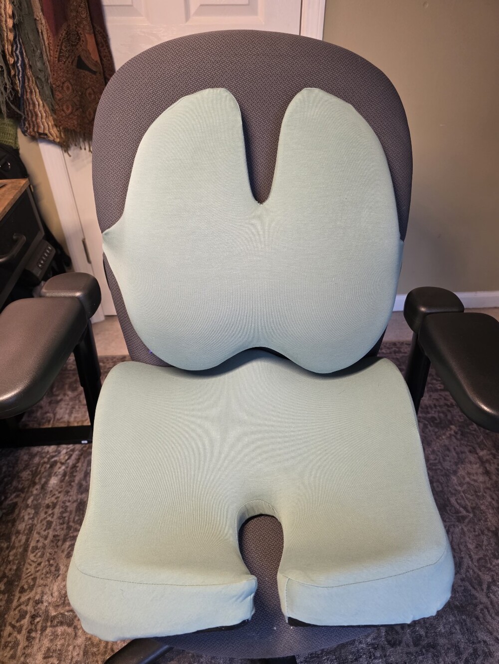Cushion Lab Back Relief Lumbar Pillow + Cloud Cradle Seat Cushion Set